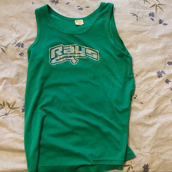 Stingray Allstars Green Sparkle Tank Top - Picture 1 of 2